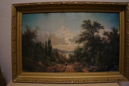 Картина-репродукция художественная в раме СССР