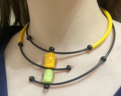 Колье с Муранским стеклом