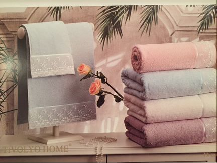 Комплект полотенец Tivolyo Home (новый)