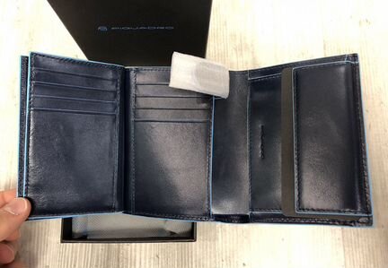 Мужское кожаное портмоне Piquadro Blue Square