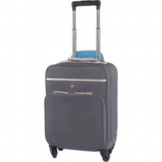 Чемодан victorinox Victoria Brilliance, серый, нейлон TourMax, 33x20x44 см, 30 л