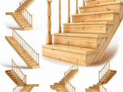 Изготовление и установка деревянных лестниц