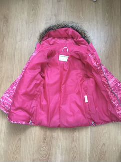 Зимняя куртка керри 128 размер для девочки