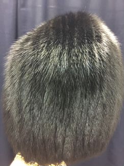 Шапка норка черная