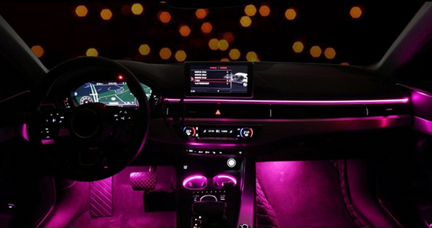 Audi A4 B9 2017+ Подсветка Салона 32 цвета