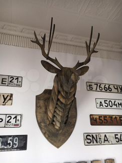 Декоративная Голова оленя, дерево