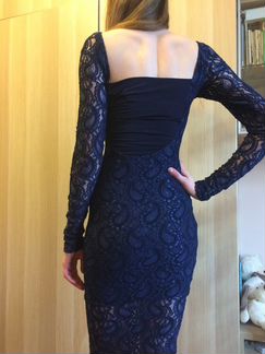 Платье ажурное у Новому году