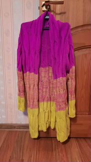 Кардиган крупной вязки