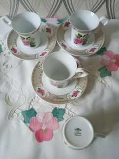 Сервиз кофейный, фарфор,бу. торг
